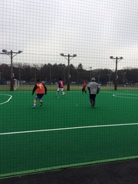 今年、初の活動日が雪！！～フットサル同好会～
