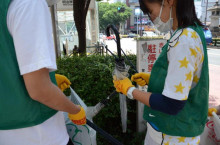 表参道一帯を大清掃☆