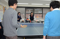 新宿代々木キャンパスに卓球台が登場！
