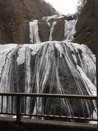 袋田の滝  凍結しています!