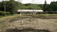 グランドで地鎮祭