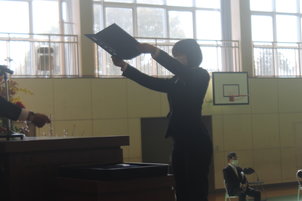 令和二(2020)年度卒業証書授与式 in 大子 ＆ 校長式辞