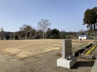 校庭がドクターヘリの発着場に!!