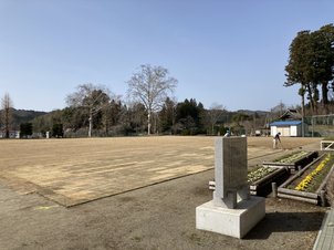 校庭がドクターヘリの発着場に!!