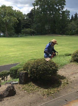 ルネ高の奥田瑛二氏、ワザを魅せる
