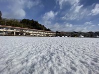 雪の降った翌日 ...2022年第1回スクーリング最終日