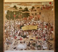 ２月15日なので、高徳寺の「涅槃図」を拝観して来た。