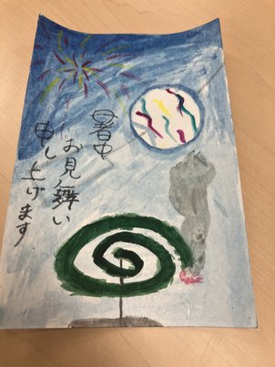 6月の絵葉書づくり　ルネサンス高校【通学スタンダードコース】