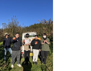 食育実習とりんご狩りしてきましたー !