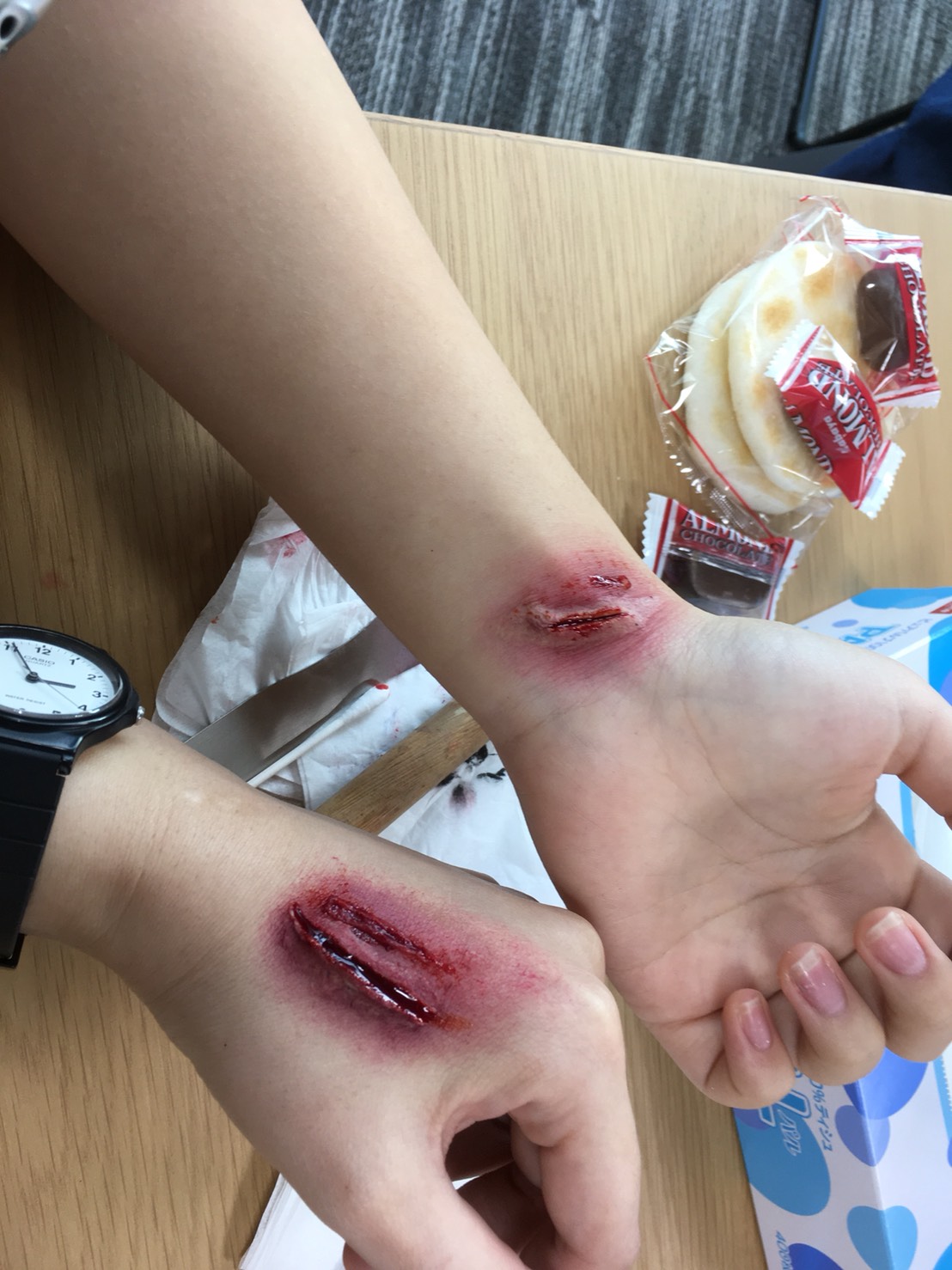 ハロウィンメイク講座を開催しました 18 10 19 通信制高校のルネサンス高等学校