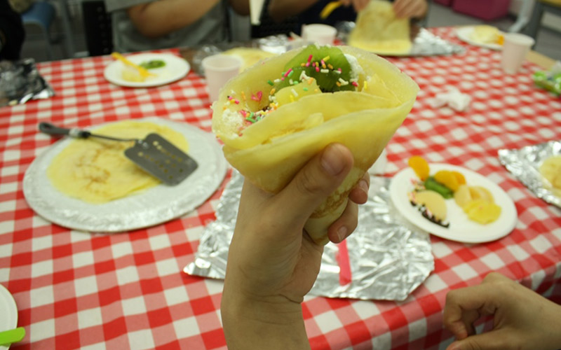 クレープを作ろう②