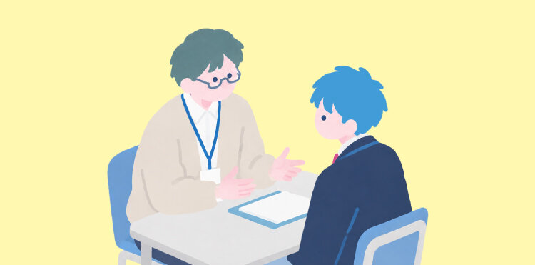 将来について考えるシーン