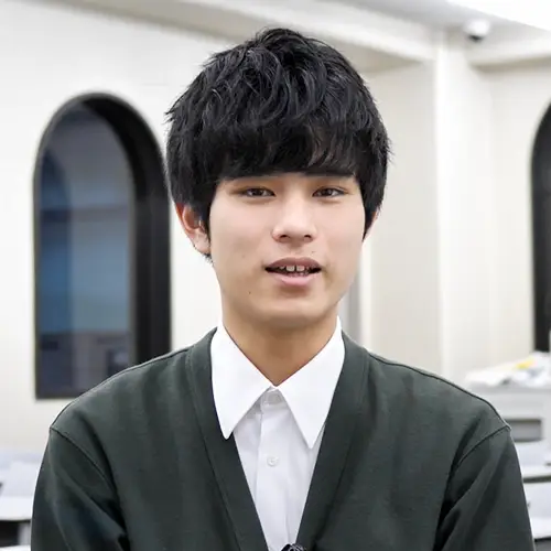 飯塚さんの笑顔