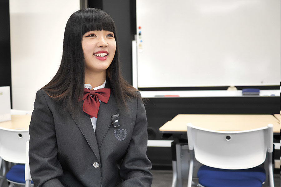 浅見 樹里さん（ルネサンス高等学校 2年生）