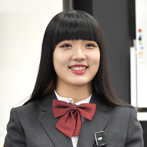 飯塚さんの笑顔