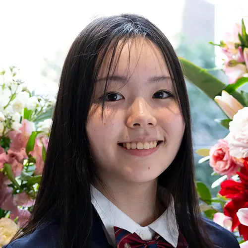 生徒の笑顔