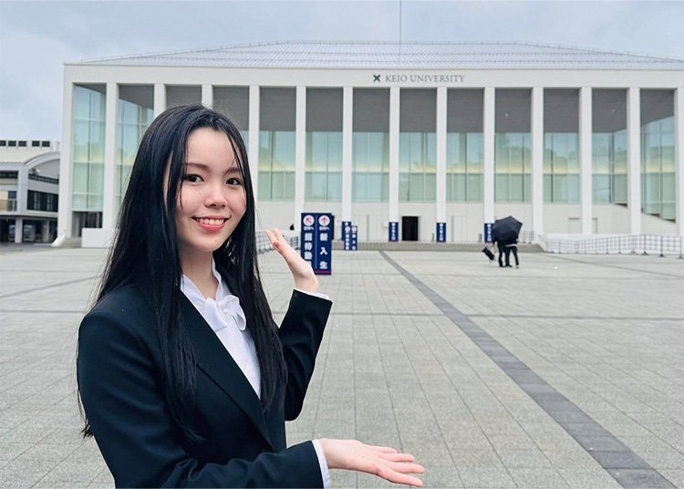 一度は高校卒業を諦めたナカダさん。今年慶應義塾大学環境情報学部に進学しました。