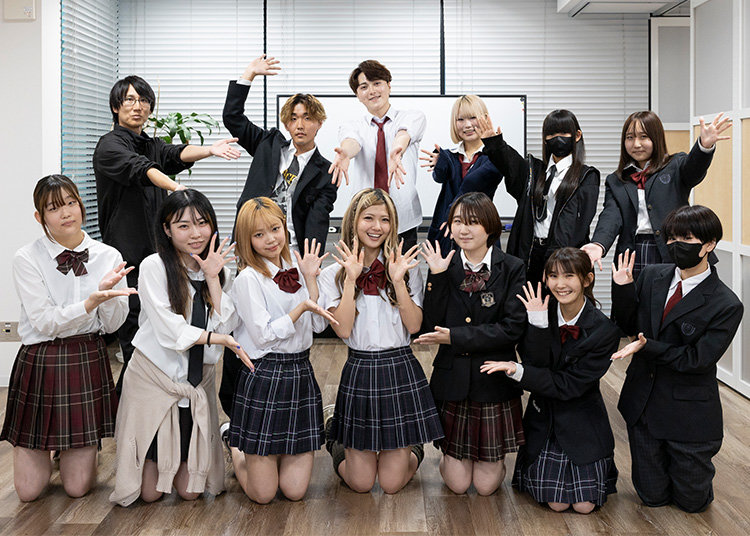 あみかさんとTikTok部の様子