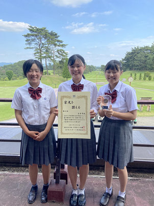 ゴルフ関東大会女子団体3位！全国大会に団体男女、個人でも4名進出