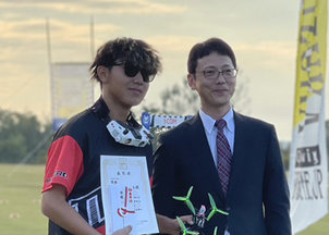 「KAIZUKA Glowing DRONE CUP2023」で橋本さんがダブル優勝！