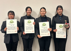 ゴルフ中部大会女子個人で中山凜花さん準優勝、7名全国大会出場権獲得