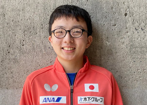卓球部の北道湧斗さんが2026年度ナショナルチーム候補選手に選出、6月の「パラIDジャパン・チャンピオンシップ」に出場決定