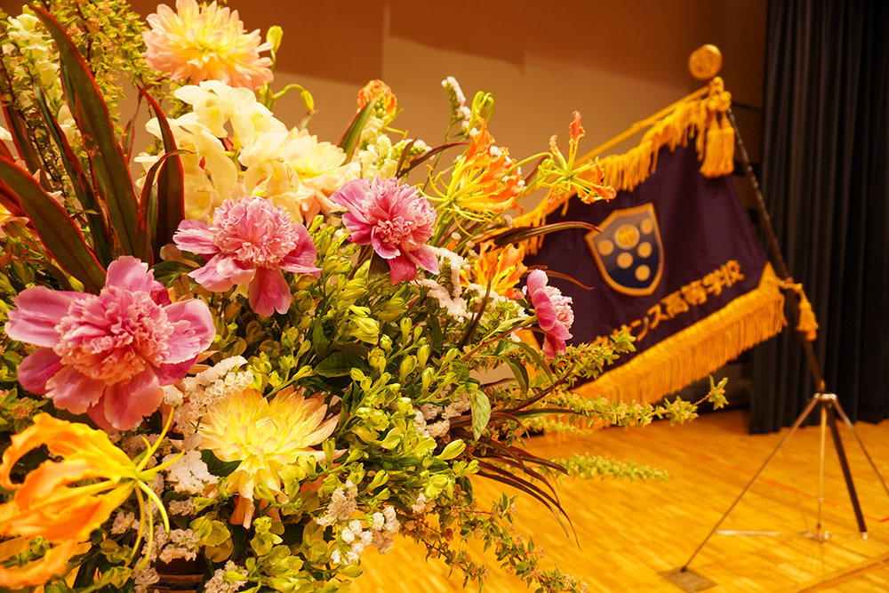 会場のお花